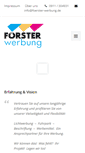 Mobile Screenshot of foerster-werbung.de